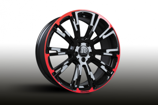  Brabus Monoblock  'R' Red/Black wheels  wheels 